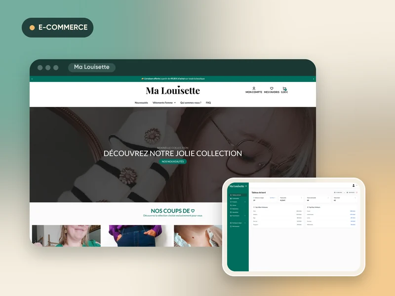 Boutique en ligne Ma Louisette
