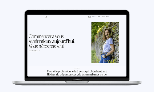 Refonte du site web de Laurette Josserand